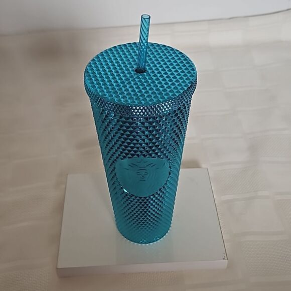 Starbucks Studded Cold Cup Venti Tumbler 24oz/ 710ml Blue - Picture 12 of 16